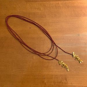 Beaded Lariat Necklace